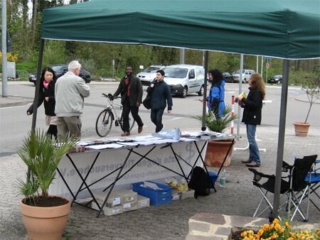 Aktionstag gegen Tierversuche an der Uni Homburg/Saar