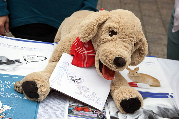 Internationaler Tag zur Abschaffung der Tierversuche 2014 - Münster