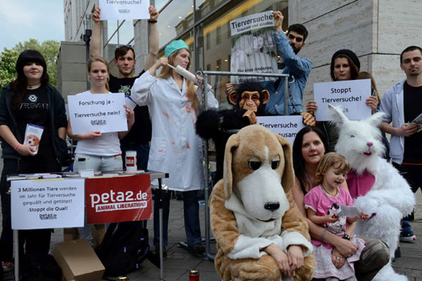 Internationaler Tag zur Abschaffung der Tierversuche 2014 - Stuttgart
