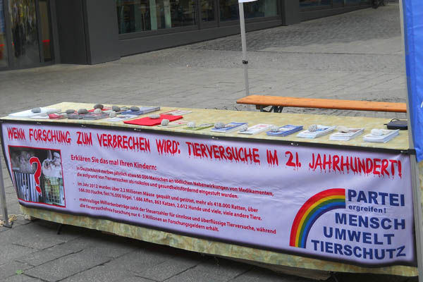 Internationaler Tag zur Abschaffung der Tierversuche 2014 - Würzburg