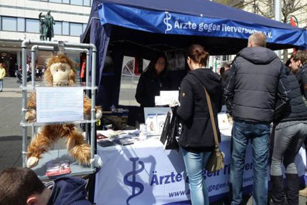 Aktionstag gegen Tierversuche in Karlsruhe