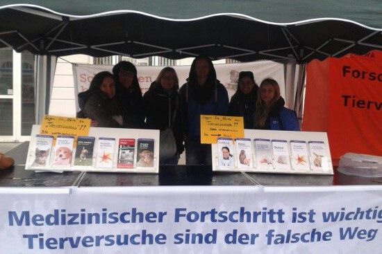 Aktionstag gegen Tierversuche in Karlsruhe