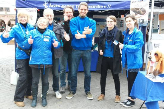 Aktionstag gegen Tierversuche in Leipzig