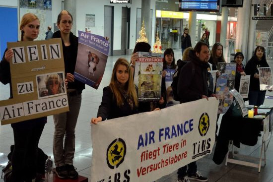 Aktionstag gegen Tierversuche in Stuttgart