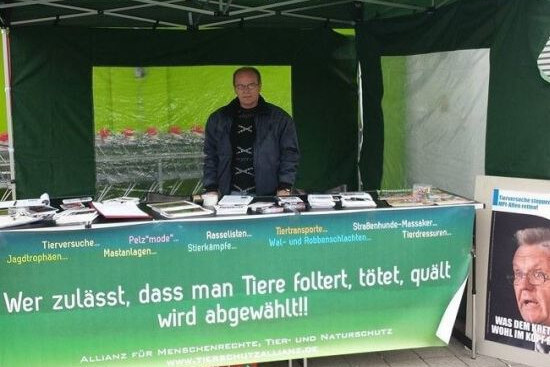 Aktionstag gegen Tierversuche in Tuttlingen