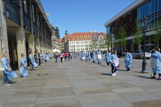 Aktionstag gegen Tierversuche in Dresden