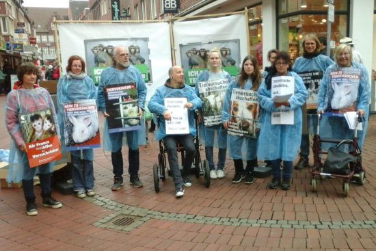 Aktionstag gegen Tierversuche in Emden