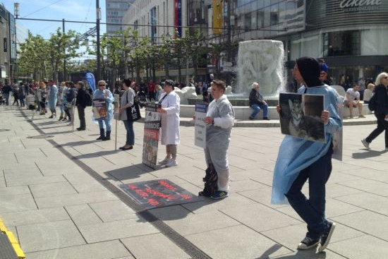 Aktionstag gegen Tierversuche in Frankfurt/M.