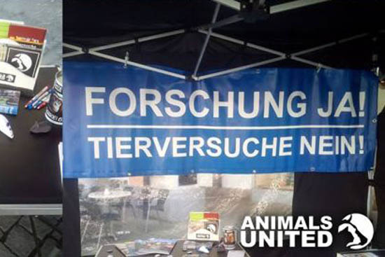 Aktionstag gegen Tierversuche in Rosenheim