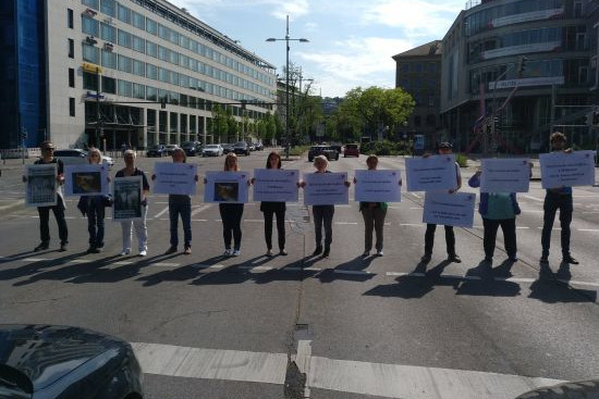 Aktionstag gegen Tierversuche in Stuttgart