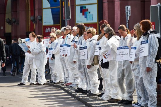 Aktionstag gegen Tierversuche in Berlin