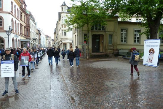 Aktionstag gegen Tierversuche in Heidelberg