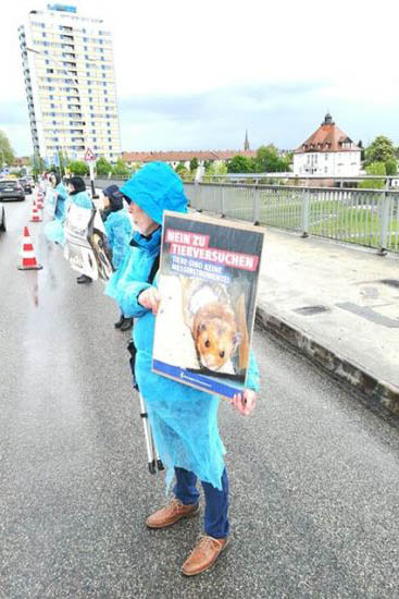 Aktionstag gegen Tierversuche in Kehl