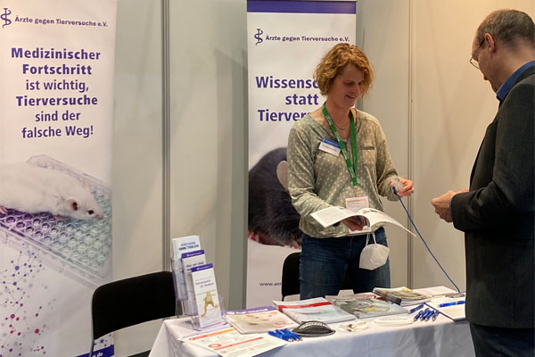 Infostand auf tiermedizinischem Kongress