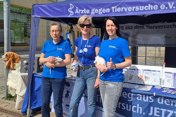 Aktionstag gegen Tierversuche in Chemnitz