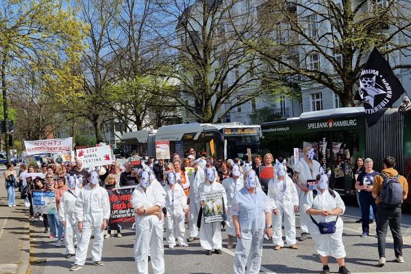 Aktionstag gegen Tierversuche in Hamburg