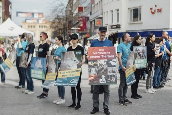 Aktionstag gegen Tierversuche in Hannover