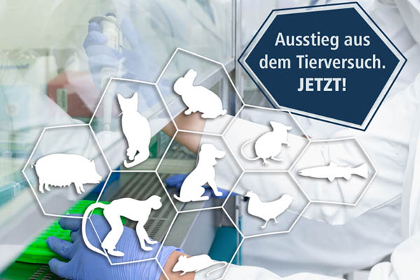 Kampagne Ausstieg aus dem Tierversuch