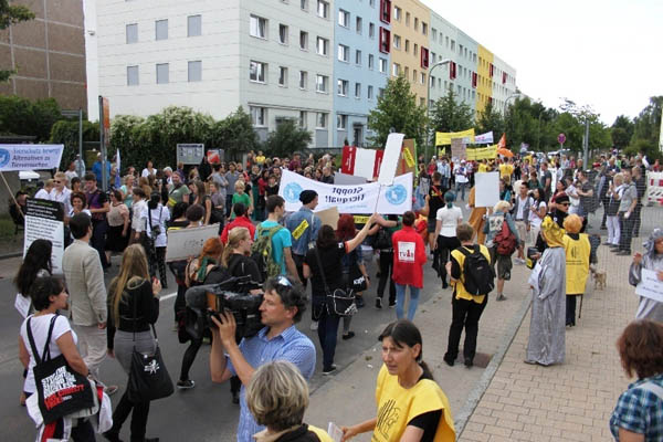 Demo in Berlin gegen das MDC