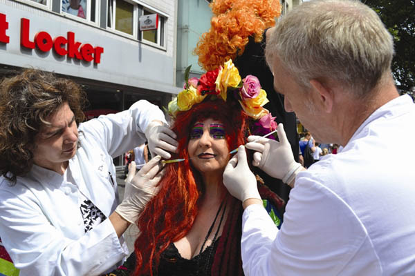 Aktionswoche gegen Botox-Tierversuche 2013 in Köln