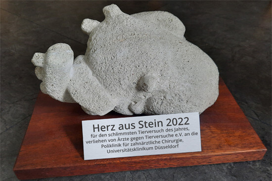 Herz aus Stein für die Uni Düsseldorf