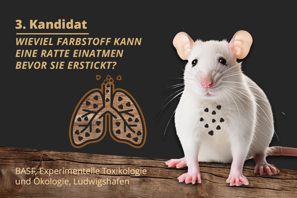 Abstimung zum absurdesten Tierversuch