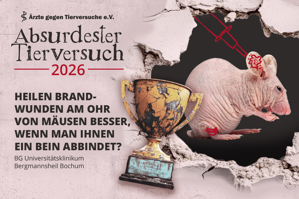 Bochum gewinnt den Negativpreis „Absurdester Tierversuch 2026“