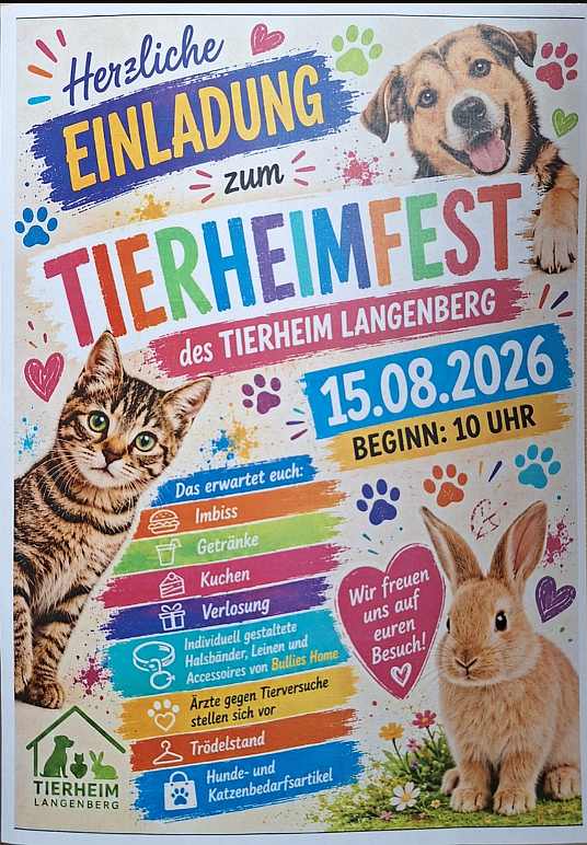 tierheimfest langenberg