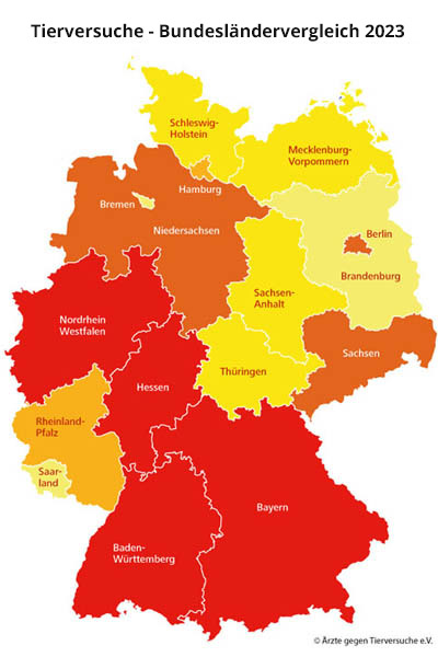 Tierversuche in den Bundesländern