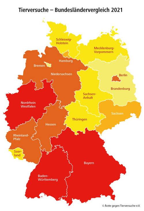 Tierversuche in den Bundesländern
